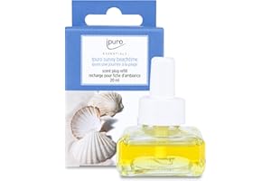 ‎IPURO ipuro - Electric Scent Plug Nachfüller SUNNY BEACHTIME 20ml - Raumduft mit Grapefruit, Zitrone & weißem Moschus - nachfüllbarer Lufterfrischer für die Steckdose - Raumduft Diffuser - ohne Duftstecker