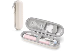 SQERO Etui Voyage Brosse a Dent Electrique pour Pro/IO, Philips Sonicare, étui Brosse à Dent pour Têtes de Brosse et Accessoires, Portatif Etui Brosse a Dent étanche