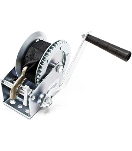 Kabellier tot 1600 kg met 20 m kabel 11 mm, veiligheidspen, kabelhaak, trekken/spannen/heffen