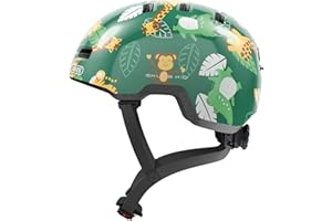 ‎ABUS ABUS Kinderhelm Skurb Kid - robuster Fahrradhelm im Skater-Look mit Platz für einen Zopf und vielfältigen Designs - für Mädchen und Jungen