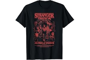 Stranger Things Mindflayer Group Horror Movie Poster T-Shirt