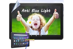 IPROKKO Lot de 2 Films Protecteurs D'écran Anti-Lumière Bleue pour Tablette Fire HD 10 (10,1 pouces) – Film Antireflet Pour Fire HD 10 Plus/Kids/Kids Pro