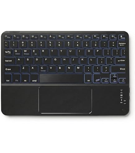 Tastiera Bluetooth Ultrasottile - Compatibile Con MatePad 11, Windows, Android, IPad 2021 - Batteria Ricaricabile - Colore Nero