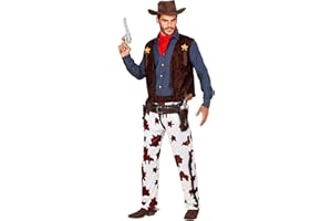 W WIDMANN MILANO Party Fashion - Costume Cowboy, Far West, Bandit, Costumes de carnaval