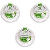Roll-Up Nature Ekolojik Karton Kağıt Parti Tek Kullanımlık Tabak - 22 Cm. - 50 Adetlik 3 Paket
