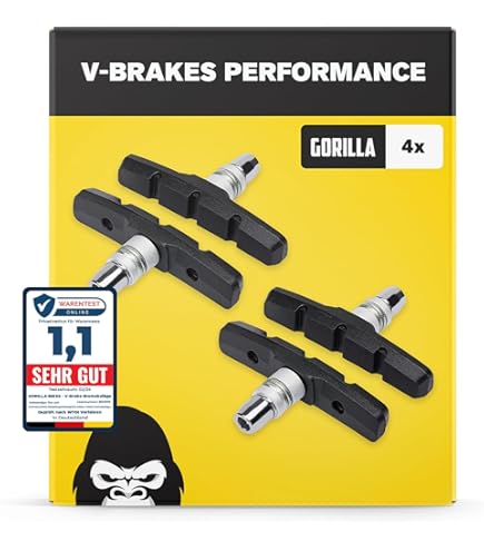 XLC Bremsschuhe V-Brake 4er Set - 72mm Cartridge-System