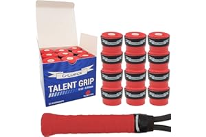 G-Lueck 27x Tennis Overgrips Talent Grip Griffband | 0,50-0,60mm Stärke | Für Squash Badminton Schläger & Golf inkl. Selbstklebendem Abschlußband | sehr griffig