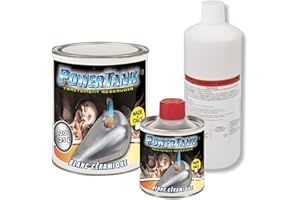 Power Tank - Traitement de Réservoir Innovant - Pour Réparer, Régénérer et Protéger les Réservoirs - (Kit Medium Blanc Céramique 700 gr) - Automobile, Moto, Scooter, Véhicules Vintage et Vespa