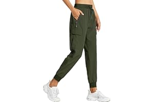 Libin Pantalones Trekking Mujer Pantalón de Cargo Joggers Ligero Secado Rápido Senderismo Pantalones de Montaña Deportivos Entrenamien Casual al Aire Libre