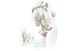 keeeper Winnie Coussin pour Chaise Haute, Universel pour Chaises Hautes, avec Velcro, Lena, Blanc