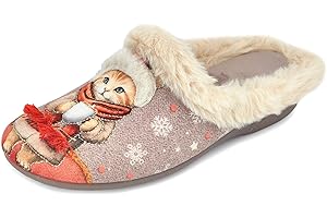 JOMIX Damskie kapcie zimowe ciepłe futrzane kapcie domowe