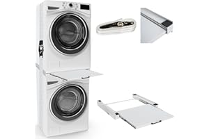 CLP Verbindungsrahmen Für Waschmaschinen Und Trockner I Zwischenbau, Set-Inhalt:mit Ablage