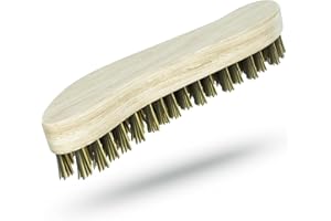 Klangfeiler® Scheuerbürste Reinigungsbürste aus Holz - Härtere Borsten - Made in Ukraine