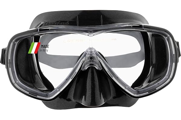 Cressi Onda Dykning snorkelmask, tillverkad i Italien