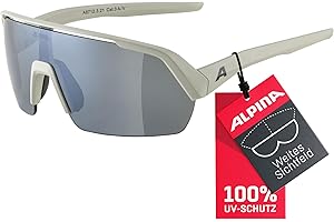 ALPINA TURBO HR - Wasserabweisende und Beschlagfreie Sport- & Fahrradbrille Mit 100% UV-Schutz Für Erwachsene