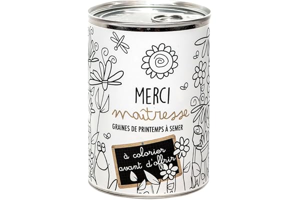 Mauvaises Graines© - Kit de Graines de Fleurs à Semer - Idée Cadeau Original Maitresse Femme Prof Amis Famille Anniversaire Collegue Fêtes - Ultra Simple à Utiliser - 100% Fabriqué en France