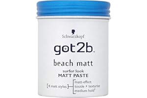 Schwarzkopf got2b pasta matowa na plażę, 100 ml