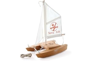 HABA Terra Kids-Kit Catamaran-Gioco all'aperto-Bateau Vela-8 Anni e più-306315, 306315