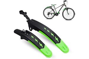 ZUKKA Lot de 2 garde-boues avant et arrière universels pour VTT, vélo de route, blocage rapide, convient pour vélos de 24 à 29 pouces