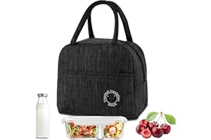 KERANEET Mini Kühltasche Klein 5.7L Wiederverwendbare Lunchtasche Kühltasche Picknicktasche Kühltasche Picknicktasche Wiederverwendbare Faltbare Tragetasche für Erwachsene Studenten Kinder