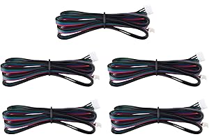 Jopto Lot de 5 câbles de moteur XH2.54 4 broches Nema16 Nema17 - Câble de connexion pour moteur pas à pas - Câble 42 broches pour imprimante 3D