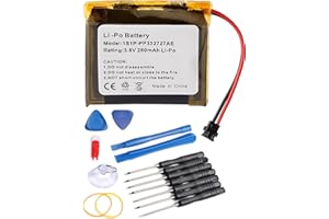 SHAWOROCE Akku AHB332824HPS Kompatibel mit Tomtom Adventurer Golfer 2 Runner 1 2 3 Spark 1 2 3 Cardio GPS Music Sport Uhr Smartwatch Fitnesstracker Li-ION Li-Polymer Batterie 3,8V 280mAh + Werkzeug