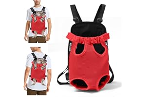 PETCUTE Sac à Dos pour Chien Petit Sac de Transport pour Chat Chien Sac pour Chien ventral Randonnee Voyage