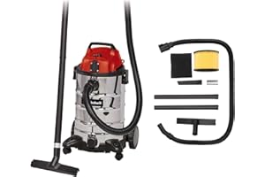 Einhell Aspirateur eaux et poussières TC-VC 1930 SA (1500 W, Alimentation : 230 V ~ 50 Hz, Raccord pour fonction de soufflerie, Poignée de transport, Livré avec accessoires)