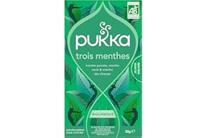 Pukka infusion trois menthes bio 20 sachets