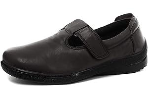 Mod Comfys Womens Touch Fastening T-Bar Leisure Shoes