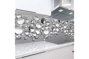 Rodnik Küchenrückwand NEUHEIT! Glas Alternative! Feste ABS-Platten mit DIREKTdruck (MONOLITH !), stabil, kratz-und wasserfest, robust |MOTIVAUSWAHL (Tautropfen)