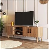 Mezza 1586 Exxen 150 Cm (Wooden Foot) TV Unit Basket