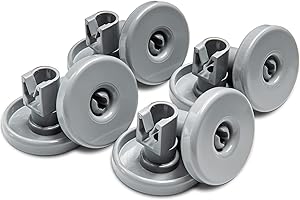 ERSATZTEILSHOP BASICS ersatzteilshop basi Rulli per cestello inferiore lavastoviglie |Set [8 pz.] | Rulli per cestello per lavastoviglie di AEG, Favorit, Privileg, Zanussi e molti altri.