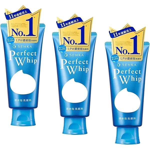 Senka Perfect Whip 120g, Mousse Nettoyante Hydratante Visage