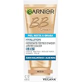Garnier BB Cream Mattifying SPF 25 Mixed to Oily Skin, Medium, 50 ml | With Hyaluronic Acid, Aloe Vera and Mineral Pigments,