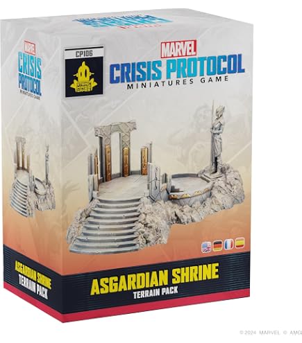 Atomic Mass Games, Marvel : Crisis Protocol – Royaume de Wakanda – Extension de Jeu de Terrain, 2 Joueurs, à partir de 14 Ans et Plus, 90 à 120 Minutes, Allemand, multilingue