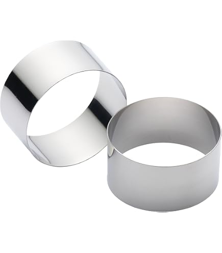 Cercle à Entremets De Buyer - Inox 14x4.5cm, Fabriqué En France, Pour Pâtisserie Pro