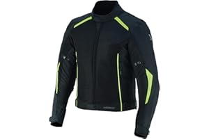 outletMOTARD Chaqueta Moto Hombre Verano | Protecciones en Hombros, Codos y Espalda | Máxima Ventilación con Paneles de Malla Frontal, Brazos y Espalda
