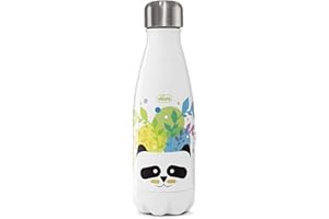 Chicco Drinky butelka termiczna wielokrotnego użytku dla dzieci, termos ze stali nierdzewnej, utrzymuje temperaturę do 6 godzin, trwała butelka termiczna dla dzieci - 350 ml