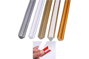 AIDEHUAKEJI 500cm Zierleisten Selbstklebend,Deckenleisten Selbstklebend,Eckleiste,Zierleiste Selbstklebend,Flexible Zierleiste,Deckenleiste Selbstklebend,Zierleisten Selbstklebend Wand (S-weiß-5M)