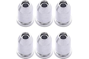 Musiclily Vintage Gitarre String Ferrules Saitenhülsen Saitenhülsen für E-Gitarre, Chrom