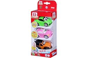 BB Junior- May Cheong Group 1ère Collection-Pack (Lamborghini/Volkswagen/Jeep) Enfant dès 12 mois-85126, 85126, Assortiment 3 Véhicules