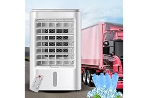 NZEUPNO Mini Aire Acondicionado Para Autocaravana, Ventilador PortáTil, Enfriador De Aire Evaporativo Con 3 Velocidades, Ventilador Para Furgoneta Camper Y CamióN.,12V