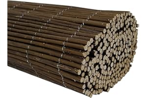 LG TRADERS LIMITED Artificial Gardening Screening Willow Fencing Natural Screening Roll Privacy Border Garden and Outdoor privacy Fence panel Long Panel Different (1x4m) (1.5x4m)