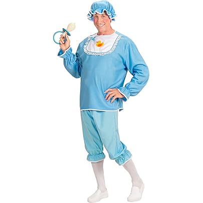 Costume Per Neonato E Bambino W Widmann – Completo Con Cuffietta E Bavaglino, Ideale Per Carnevale, Feste A Tema E Compleanni