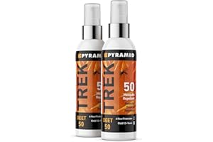 Pyramid Trek 50 Insect/Mosquito Repellent Deet Spray (2 Bottles, 100ml)