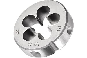 QUARKZMAN 1/2-20 UNF Round Die x 1st Gängmaskin Höger Hand Gängad för bearbetning eller reparation Extern Gängor