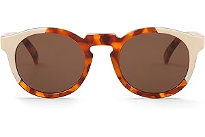 MR. BOHO MR.BOHO, Cream/leo tortoise jordaan with classical lenses - Gafas De Sol unisex multicolor (carey/crema), talla única