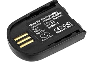 CAMERON SINO CS-PLW440SL Baterías 140mAh Compatible con [Plantronics] 86507-01, Savi, Savi 440, Savi 740, Savi W440, Savi W440-M, Savi W740, Savi W740-M, Savi W745, Savi WH500, WH500A, para [Microsoft] Lync 2010,