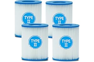 woejgo Lot de 4 Cartouches filtrantes pour Taille 2